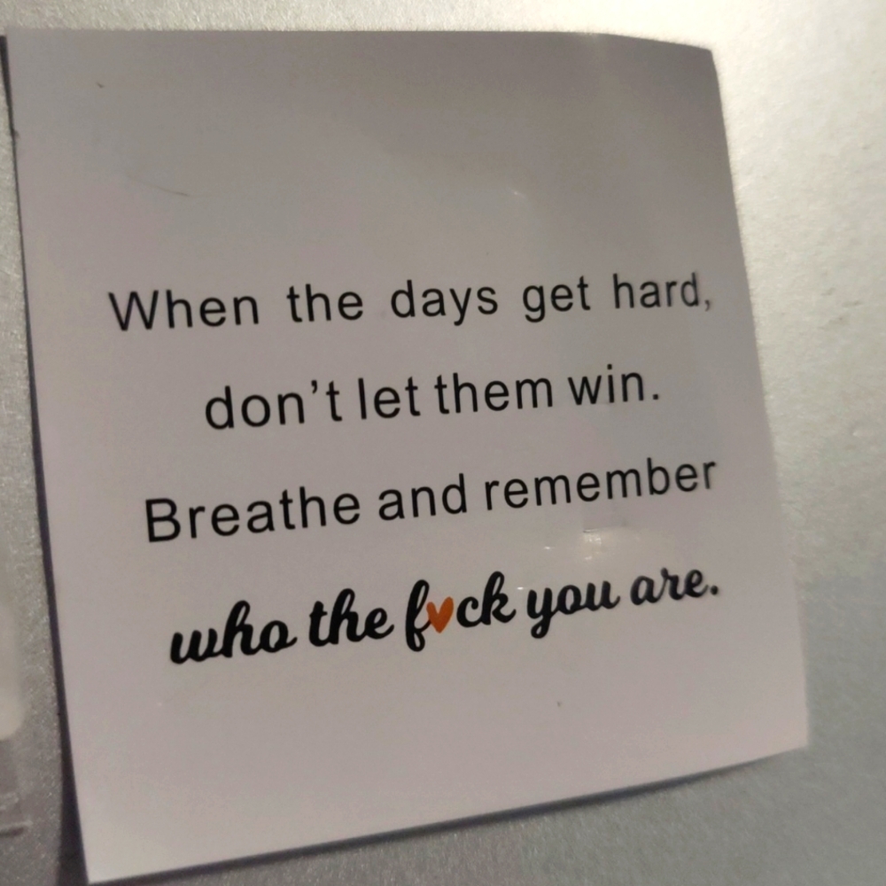 Inspirational Don't let the hard days Win Stainless steel Bracelet - Picture 5 of 6